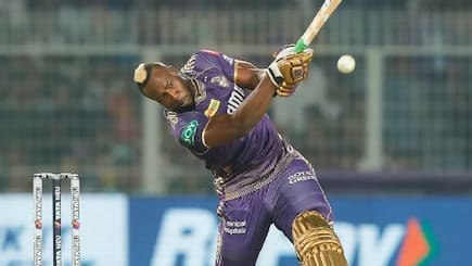 Andre russell and Harshit Rana shines kkr beat srh by four runs in thriller match