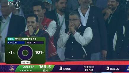 pakistan super league 2024 karachi kings and quetta gladiators score board win forecast photo viral