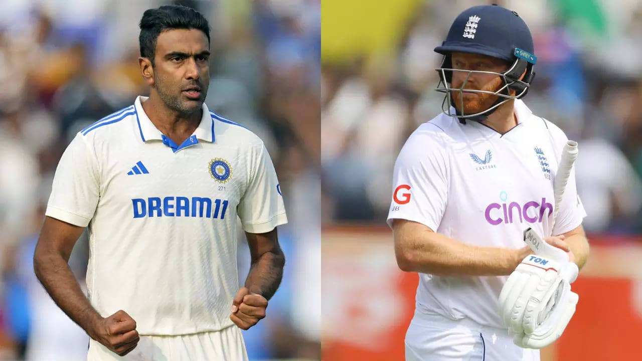 R Ashwin and Jonny Bairstow