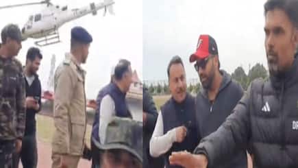Rohit Sharma arrived at Dharamshala in Helicopter Watch Video