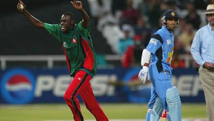 Kenya all rounder collins obuya retires after 23 year old international cricket carrer