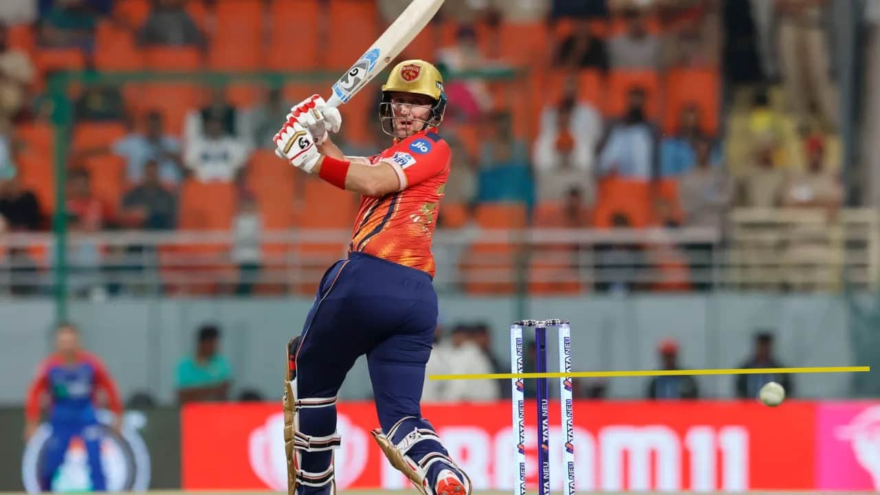 Livingstone batting for PBKS in IPL
