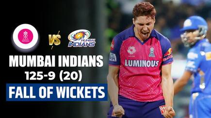 MI vs RR Highlights: MI all out for 125-9 (20), Watch Fall of wickets | IPL 2024 |