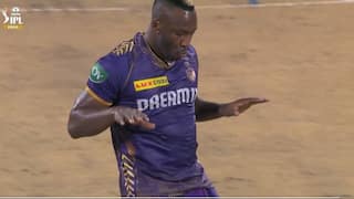 Andre russell shines in IPL 2024 Final take three wickets celebration video Viral