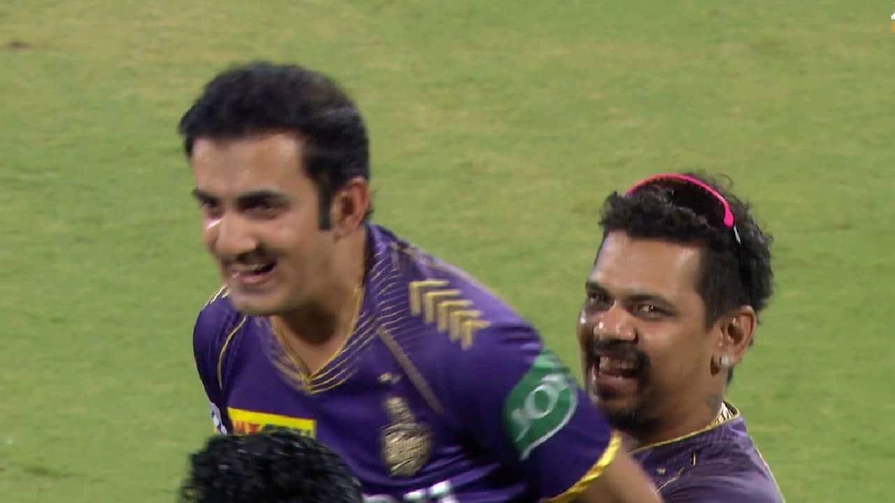 Gautam gambhir Sunil narine
