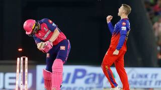 watch how lockie ferguson bowled Tom Kohler-Cadmore rr vs rcb ipl 2024 eliminator