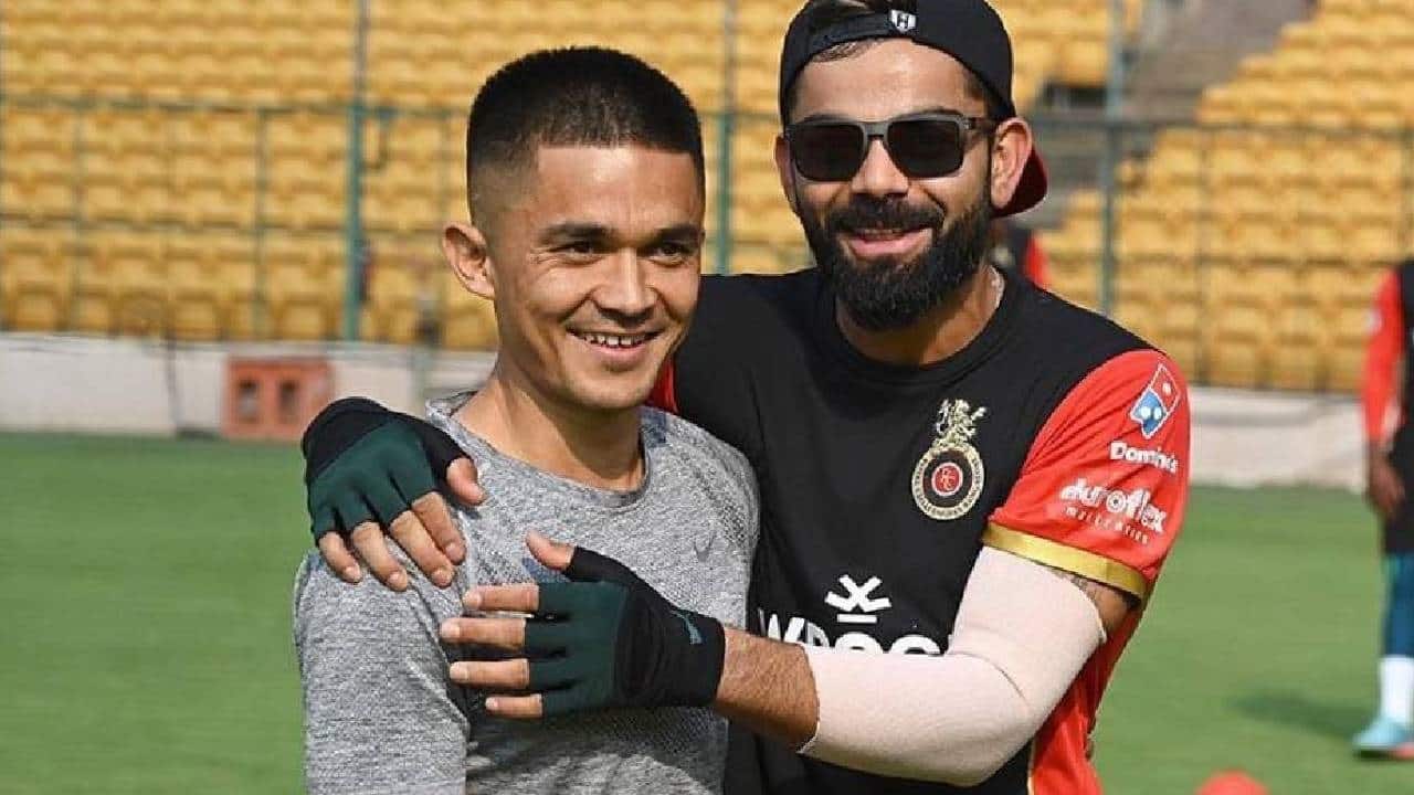 Sunil Chhetri Virat Kohli