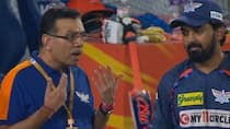watch sanjiv goenka heated chat with kl rahul after lsg lost to srh at hyderabad