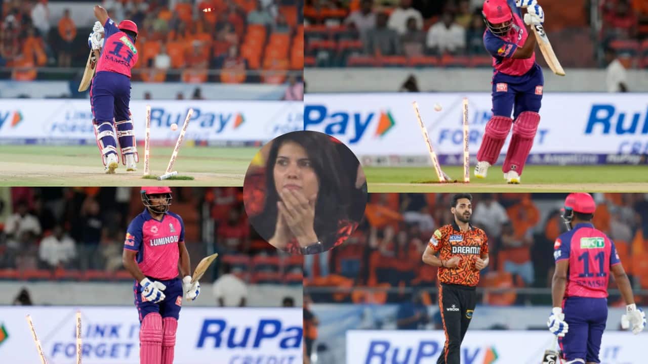 Bhuvneshwar kumar bowled sanju samson