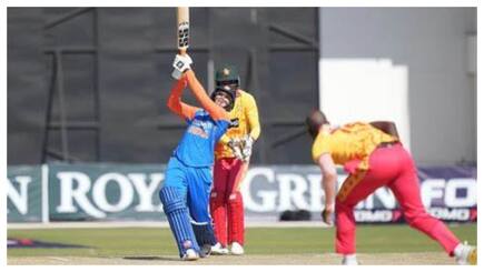 Abhishek Sharma scores incredible ton, carries India to huge total of 234