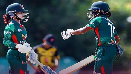 Sri Lanka and Bangladesh register big wins to enter semifinals of women Asia Cup