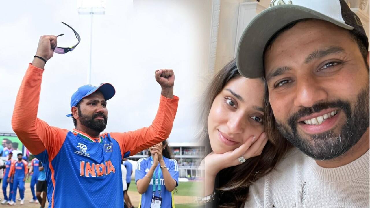 Rohit Sharma and Ritika Sajdeh