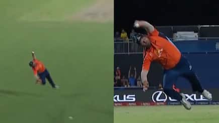 Corey Anderson Brilliant catch in Major league cricket Watch Video
