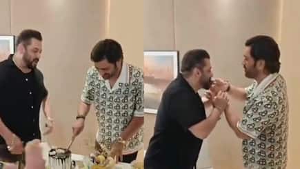 Happy Birthday MSD MS Dhoni birthday celebration with Sakshi and Salman Khan
