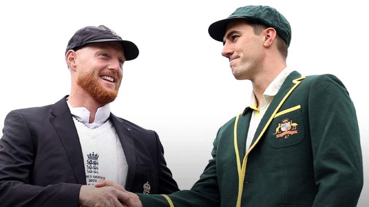 Stokes and Cummins shaking hands