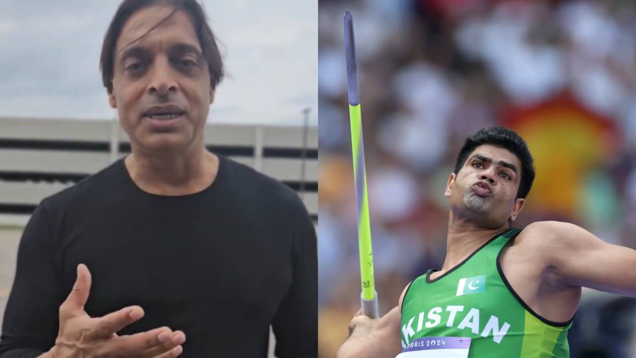 Shoaib Akhtar congratulates Arshad Nadeem