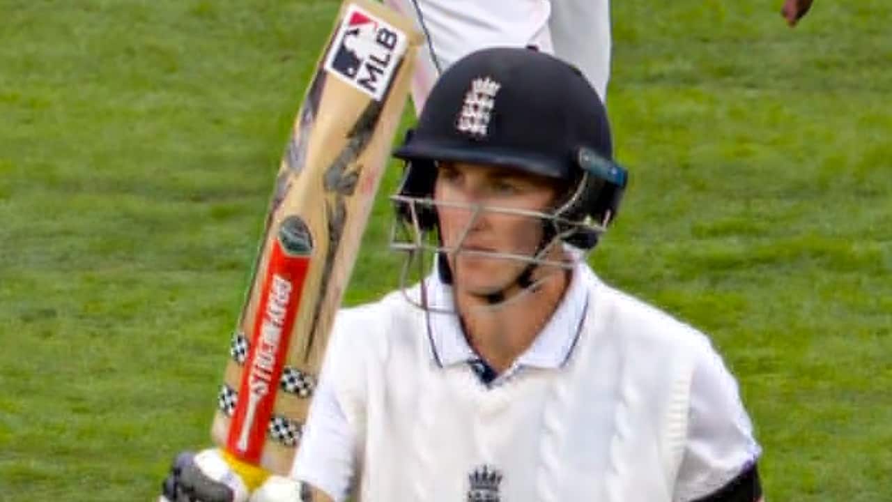 Brook scoring a half-century against Sri Lanka