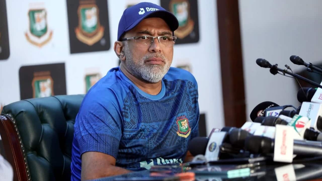 Hathurusinghe during a press-conference
