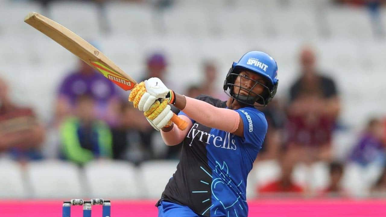 Deepti playing for London Spirit Women