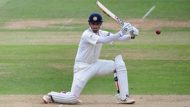 Dravid batting for India in a Test match