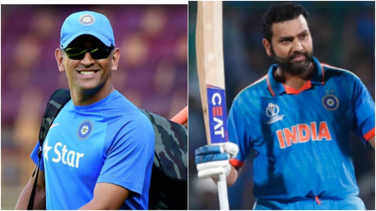 MS Dhoni and Rohit Sharma