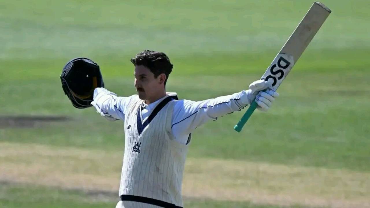 Maddinson scoring a ton in Sheffield Shield
