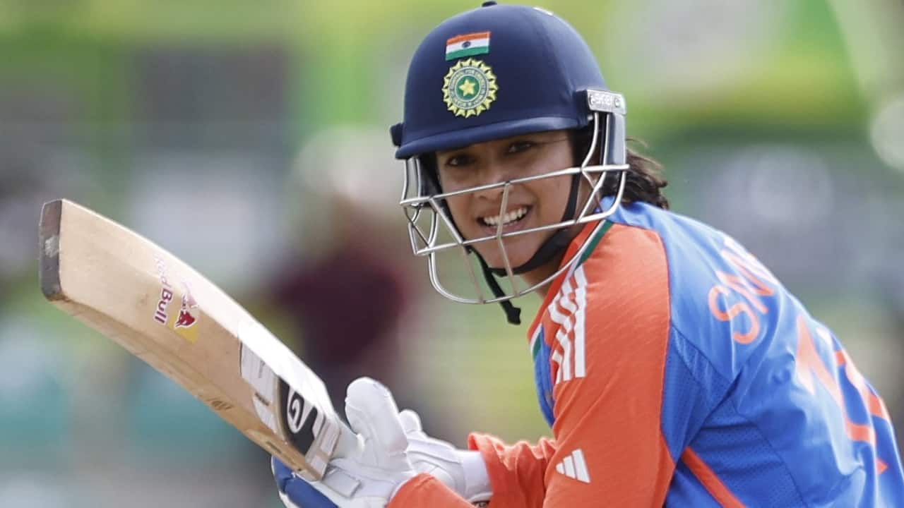 Mandhana batting for India