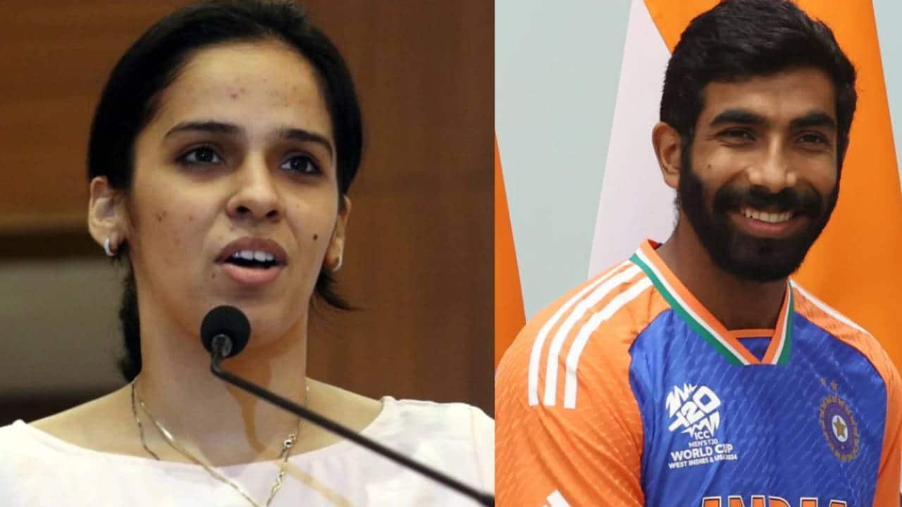Saina Nehwal and Jasprit Bumrah