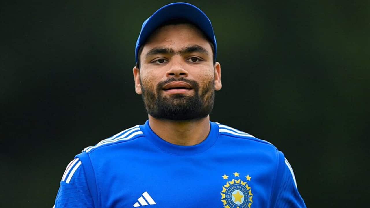 Rinku Singh training with Indian team