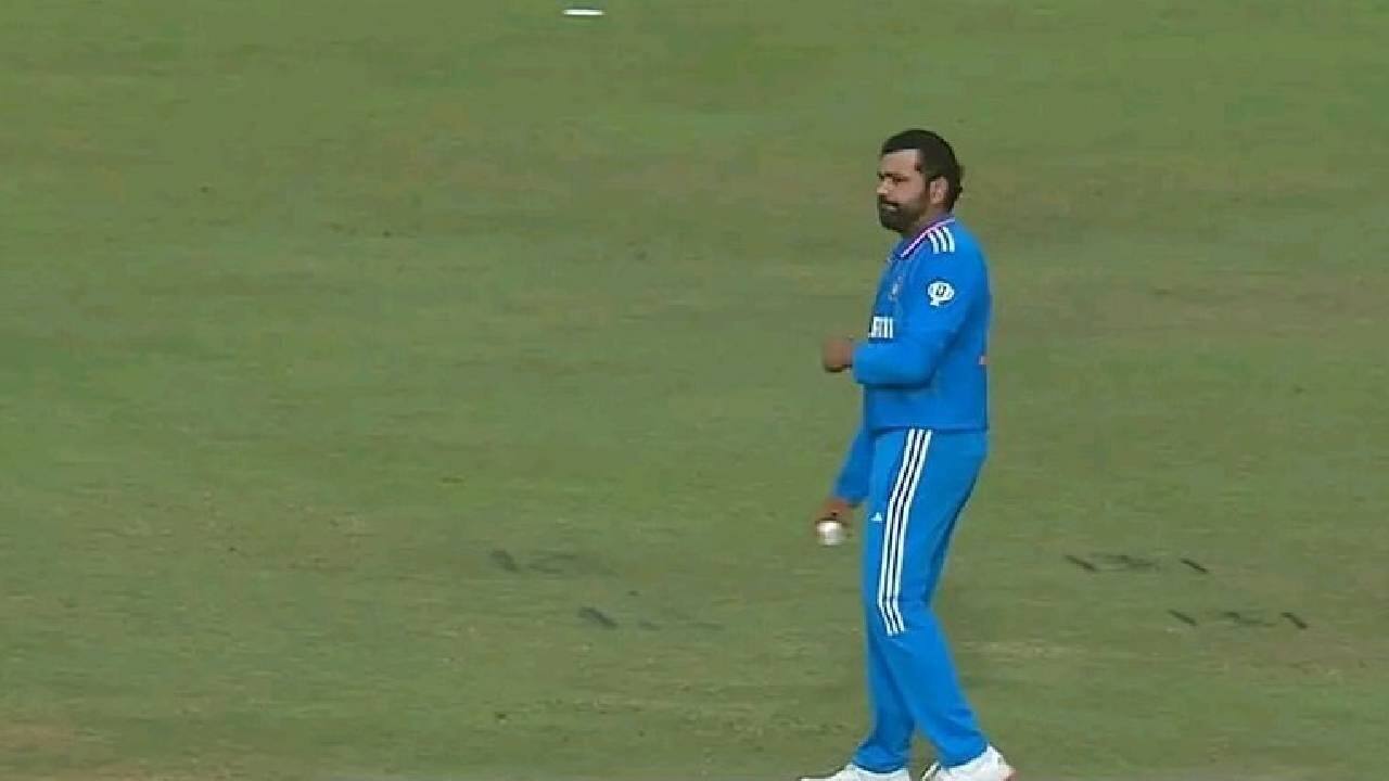 Rohit sharma bowling