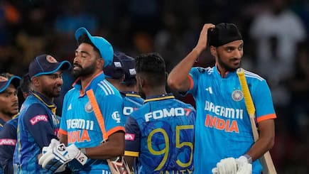 Hasaranga and Asalanka help Sri Lanka in pulling off a tie against India in 1st ODI