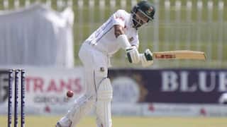 Shadman Islam leads from the front as Bangladesh nears Pakistan’s total on Day 3