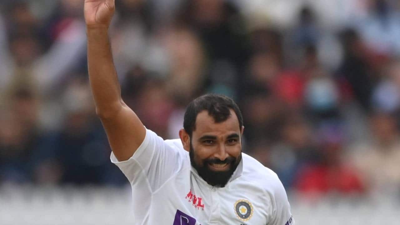 Shami playing Test cricket for India