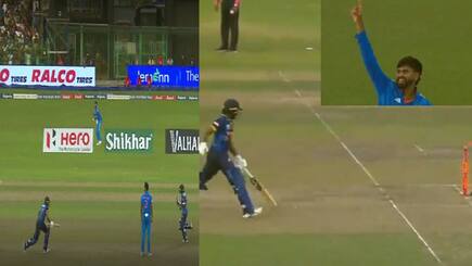 Shreyas Iyer bullet throw in Ind vs SL 2nd odi match Watch Video