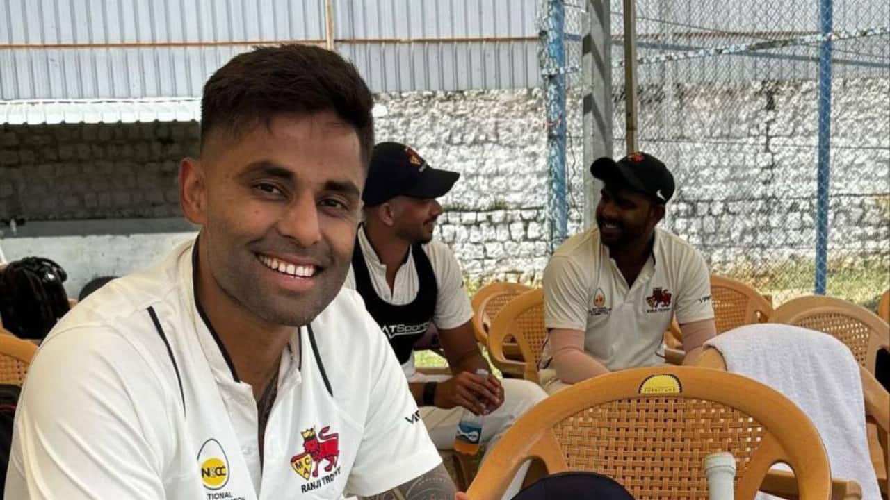 Suryakumar playing in Buchi Babu tournament