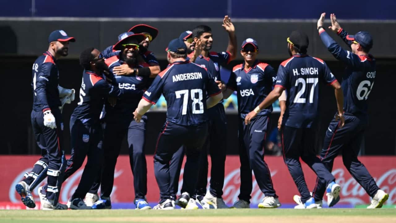 The USA team playing in 2024 T20 WC