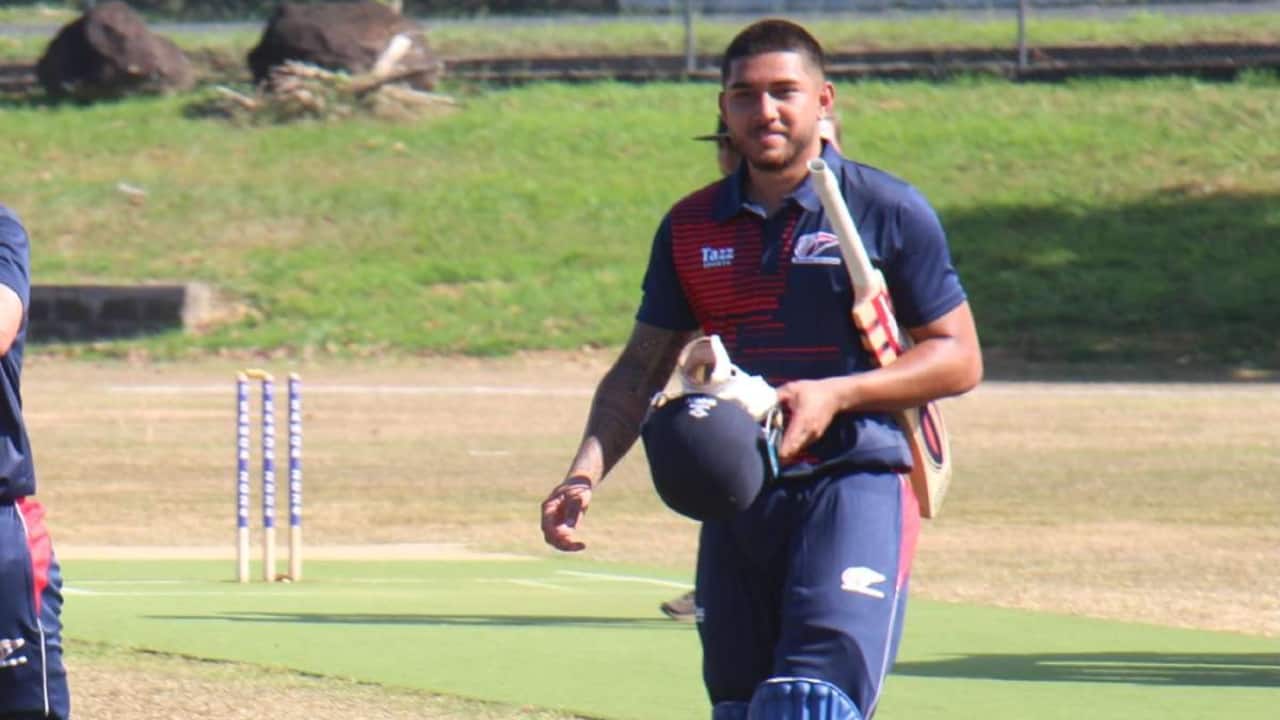 Visser scored a century for Samoa against Vanuatu