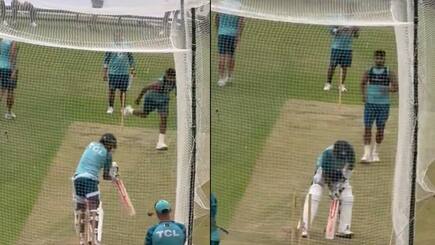 Babar Azam gets out easily in nets video goes viral before 2nd test against Bangladesh