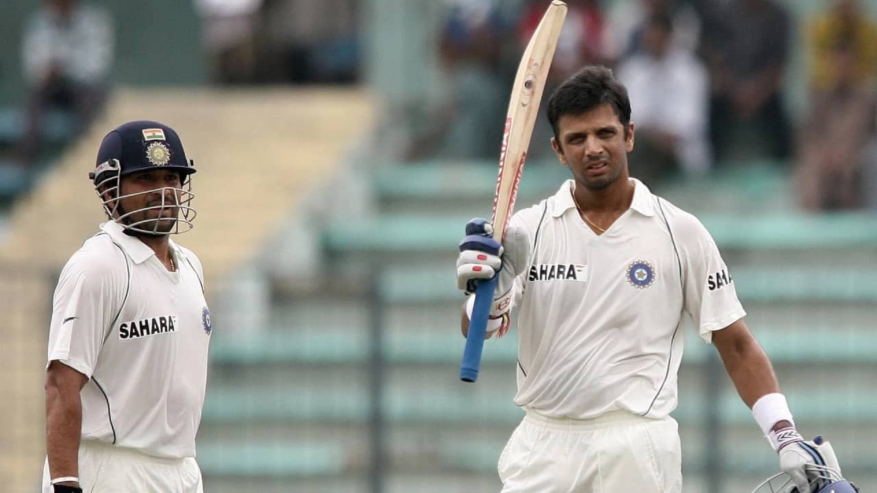 Rahul Dravid and Sachin Tendulkar