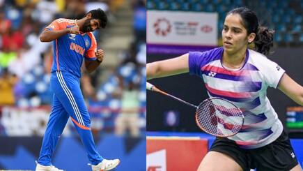 Jasprit Bumrah will not able to tackle my smash said Saina Nehwal on talking about cricket
