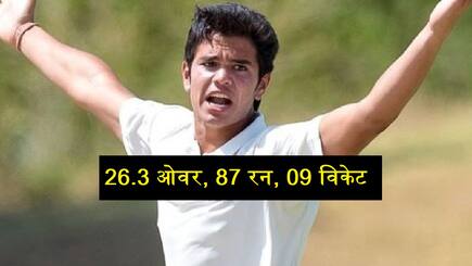 Arjun Tendulkar take nine wickets against Karnataka in ksca invitational tournament