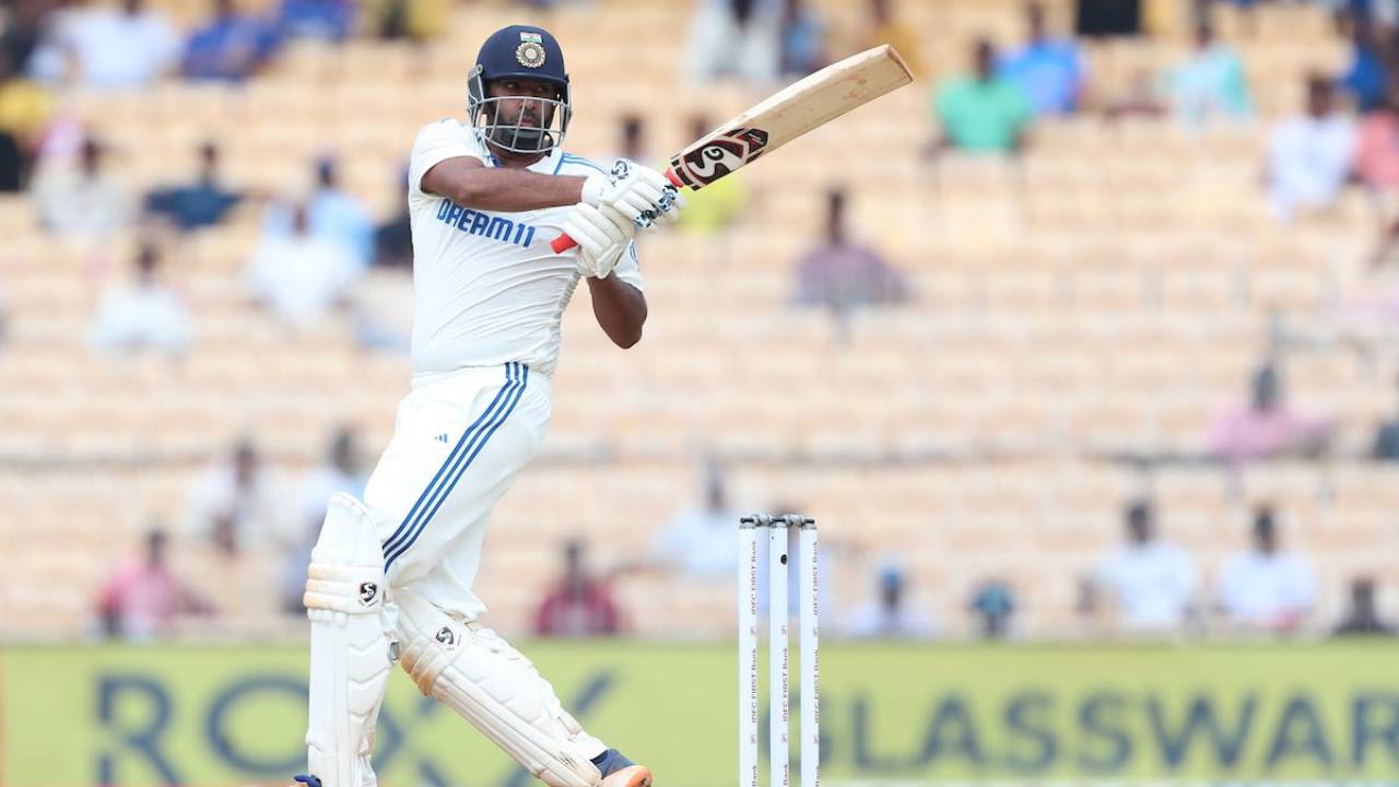Ashwin batting against Bangladesh