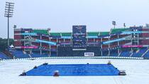 Dpl t20 match abandoned due to rain North delhi strikers qualify for Playoffs