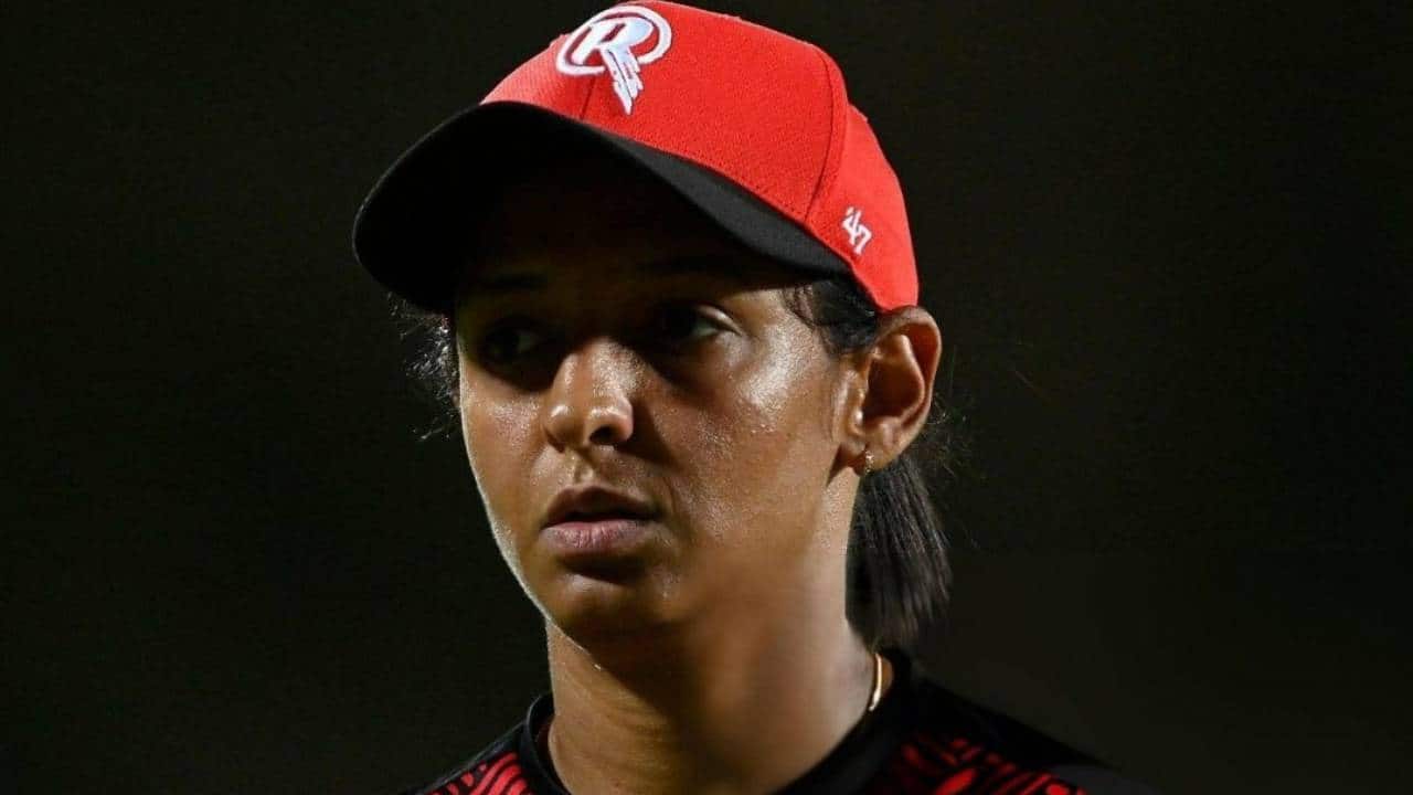 Harmanpreet playing for the Melbourne Renegades