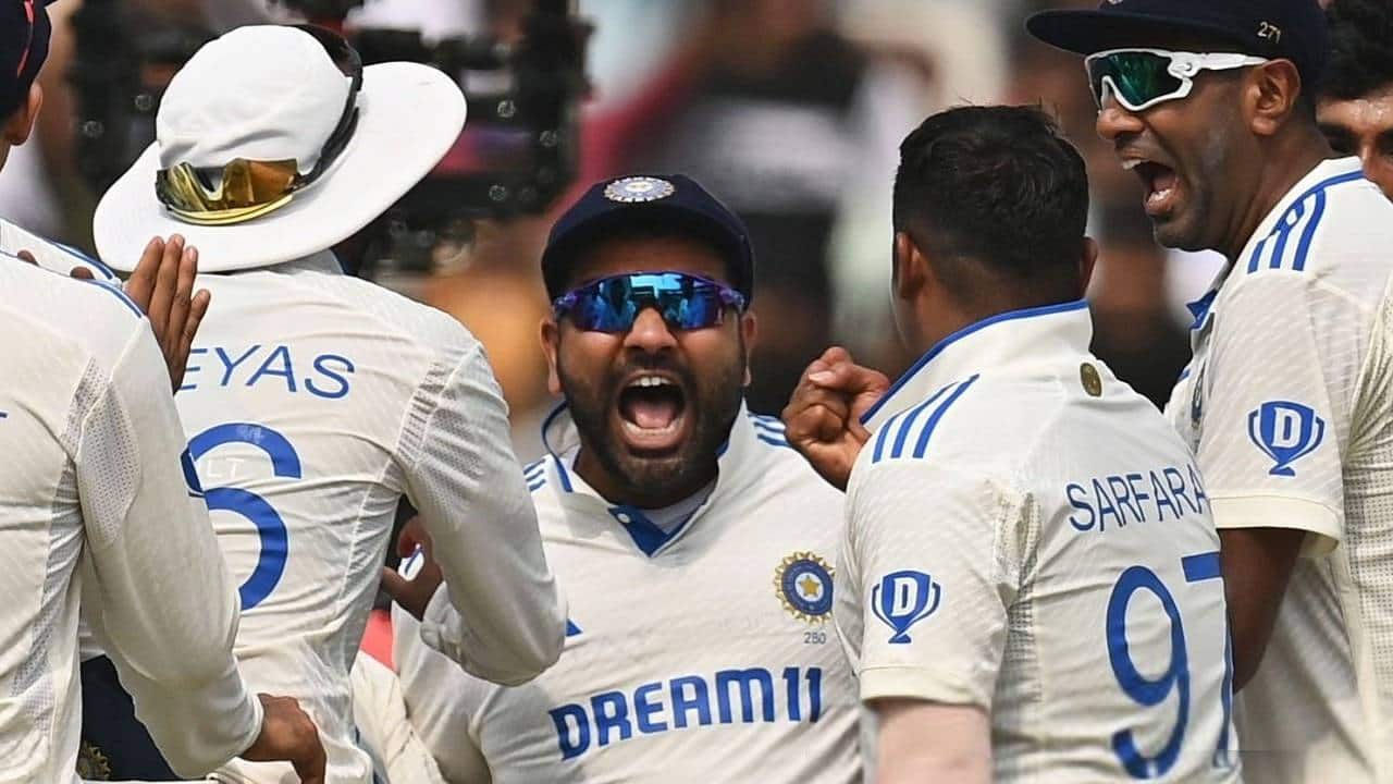 Indian team during a Test match