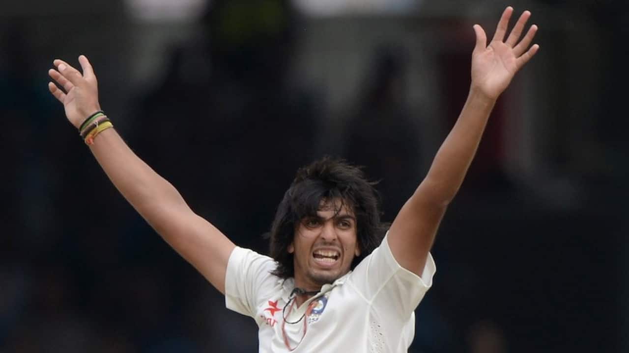 Ishant takin a wicket against England at Lord's