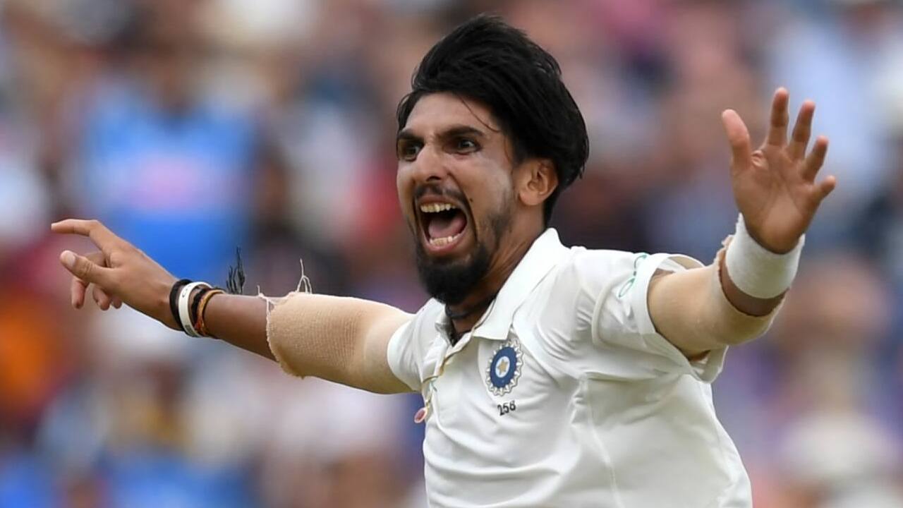 Ishant taking a wicket against England
