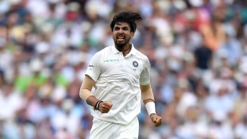 Ishant taking a wicket during a Test match