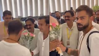 Virat Kohli makes hilarious comment as he gets welcomed at Kanpur Hotel, video goes viral