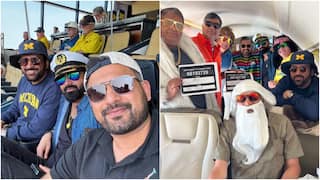 WATCH: MS Dhoni Spotted spending Time with his Friends Watching NFL game